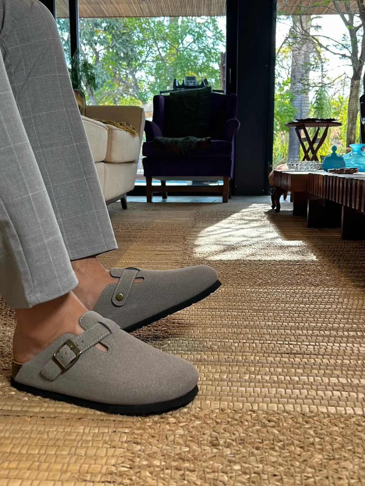 Genuine Suede Clogs